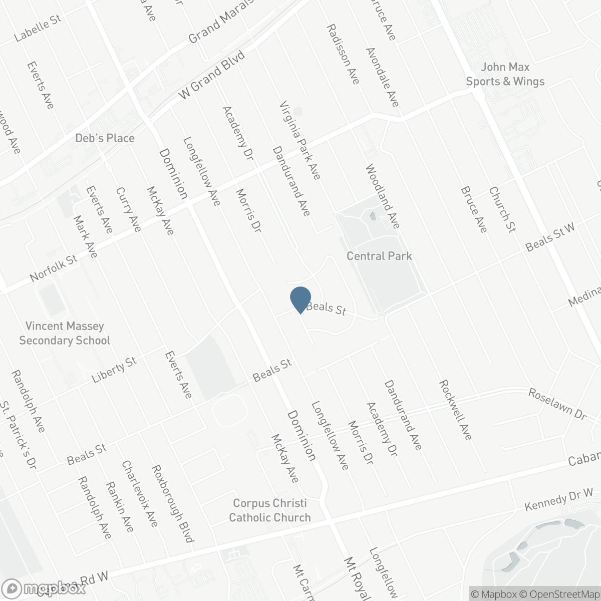 1170 Beals STREET, Windsor, Ontario N9E 4A4